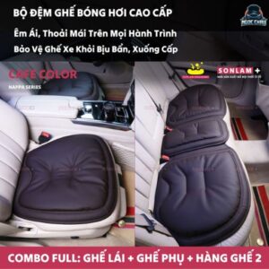 Bộ Đệm Ghế Ô Tô Cao Cấp SONLAM+ 1